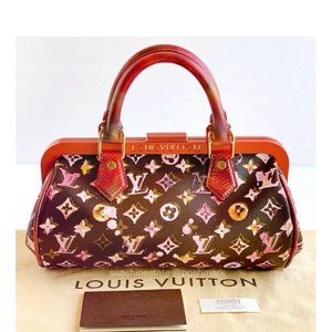 Louis Vuitton Exotic Frame Watercolor Papillon Bag Limited Edition